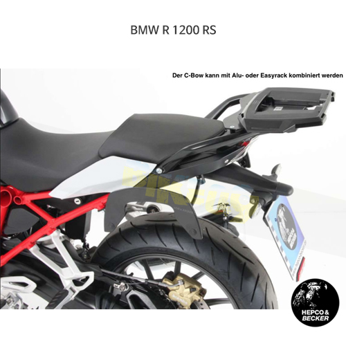 BMW R 1200 RS C-Bow 소프트 백 홀더 (15-)- 햅코앤베커 오토바이 싸이드백 가방 거치대 630677 00 01